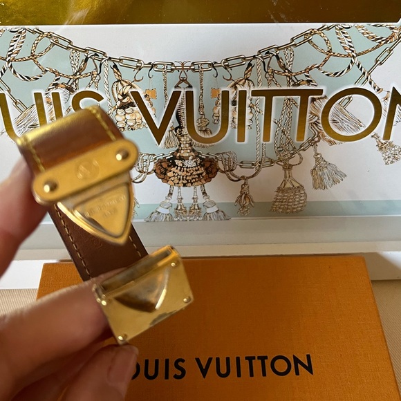 Louis Vuitton Leather Koala Nomade LV Cuff Bracelet - Picture 3 of 14